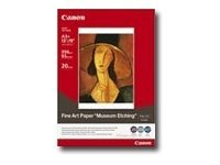 Canon Fine Art Paper Museum Etching FA-ME1 - A3 (297 x 420 mm) 20 ark konstpapper 1262B006