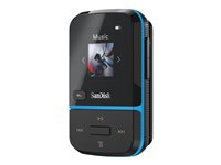 SanDisk Clip Sport Go - Digital spelare - 32 GB - blå SDMX30-032G-E46B