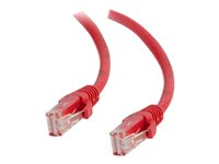 C2G - Patch-kabel - RJ-45 (hane) till RJ-45 (hane) - 2 m - UTP - CAT 6 - startad, hakfri - röd 82474