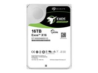 Seagate Exos X16 ST16000NM002G - Hårddisk - 16 TB - inbyggd - SAS 12Gb/s - 7200 rpm - buffert: 256 MB ST16000NM002G