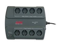 APC Back-UPS ES 400 - UPS - AC 230 V - 240 Watt - 400 VA - utgångskontakter: 8 - Italien - träkol BE400-IT