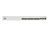 Cisco Business 350 Series CBS350-12XS - Switch - L3 - Administrerad - 10 x 10 Gigabit SFP+ + 2 x combo 10 Gigabit SFP+/RJ-45 - rackmonterbar CBS350-12XS-EU