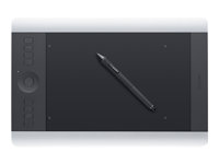 Wacom Intuos Pro Medium Special Edition - Digitaliserare - höger- och vänsterhänta - 22.4 x 14 cm - elektromagnetisk - 8 knappar - trådlös, kabelansluten - USB - svart, silver PTH-651S-ENES