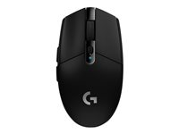 Logitech G G305 - Mus - optisk - 6 knappar - trådlös - 2.4 GHz - trådlös USB-mottagare - svart 910-006054