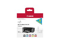 Canon PGI-72 MBK/C/M/Y/R Multipack - 5-pack - gul, cyan, magenta, röd, mattsvart - original - bläcktank - för PIXMA PRO-10, PRO-10S; PIXUS PRO-10 6402B009