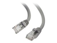 C2G - Patch-kabel - RJ-45 (hane) till RJ-45 (hane) - 5 m - UTP - CAT 6a - startad, hakfri - grå 82536