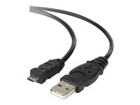 Belkin PRO Series - USB-kabel - USB (hane) till mikro-USB typ B (hane) - USB 2.0 - 1.8 m F3U151B06