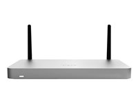 Cisco Meraki MX67W - Säkerhetsfunktion - GigE, 802.11ac Wave 2 - Wi-Fi 5 - 2.4 GHz, 5 GHz - skrivbord MX67W-HW