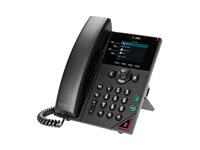 HP Poly VVX 250 - VoIP-telefon - 3-riktad samtalsförmåg - SRTP, SIP, SDP, RTP - 4 linjer - svart 89B62AA#AC3