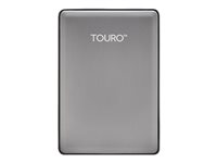 HGST Touro S HTOSEA10001BHB - Hårddisk - 1 TB - extern (portabel) - USB 3.0 - 7200 rpm - grå - med 3 GB avgiftsfri molnlagring 0S03695