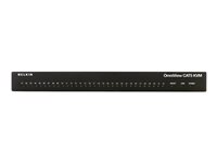 Belkin Omniview SMB CAT5 232 KVM Switch - Omkopplare för tangentbord/video/mus - CAT5 - 32 x KVM port(s) - 2 lokala användare - skrivbordsmodell F1DP232AEA