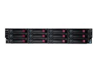 HPE StorageWorks Network Storage System X1600 G2 - NAS-server - 25 fack - 13.8 TB - kan monteras i rack - SATA 3Gb/s / SAS 6Gb/s - HDD 600 GB x 23 - RAID 0, 1, 5, 6, 10, 50, 60 - Gigabit Ethernet - iSCSI - 2U BV866A