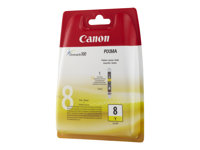 Canon CLI-8Y - 13 ml - gul - original - bläcktank - för PIXMA iP3500, iP4500, iP5300, MP510, MP520, MP610, MP960, MP970, MX700, MX850, Pro9000 0623B001