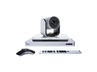 HP Poly RealPresence Group 500 - Paket för videokonferens (RealPresence Group Microphone Array, RealPresence Group 500 codec) - silver - med EagleEye IV-12x camera - power adapter included 89L72AA#ABB