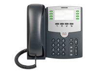 Cisco Small Business SPA 501G - VoIP-telefon - 3-riktad samtalsförmåg - SIP, SIP v2, SPCP - multilinje - silver, mörkgrå - för Small Business Pro Unified Communications 320 with 4 FXO SPA501G