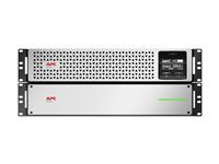 APC Smart-UPS On-Line - UPS (kan monteras i rack) - AC 220/230 V - 2700 Watt - 3000 VA - USB, Ethernet 10/100/1000, serial - utgångskontakter: 8 - 4U - 1.83 m sladd - svart, silver - med APC UPS Network Management Card SRTL3000RM4UXLI-NC