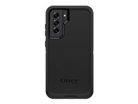 OtterBox Defender Series - Baksidesskydd för mobiltelefon - robust - polykarbonat, syntetiskt gummi - svart - för Samsung Galaxy S21 FE 5G 77-83939