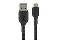 Belkin BoostCharge - USB-kabel - mikro-USB typ B (hane) till USB (hane) - 1 m - svart CAB007BT1MBK