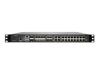 SonicWall NSa 6700 - Essential Edition - säkerhetsfunktion - med 5 års TotalSecure - 10GbE, 40GbE, 5GbE, 2.5GbE, 25GbE - 1U - kan monteras i rack 02-SSC-9602