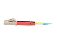 C2G LC-LC 10Gb 50/125 OM3 Duplex Multimode PVC Fiber Optic Cable (LSZH) - Nätverkskabel - LC multiläge (hane) till LC multiläge (hane) - 5 m - fiberoptisk - duplex - 50/125 mikron - OM3 - halogenfri - havsblå 85552