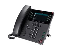 HP Poly VVX 450 - VoIP-telefon - 3-riktad samtalsförmåg - SRTP, SIP, SDP - 12 linjer - svart 8B1L7AA#AC3