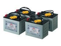 APC Replacement Battery Cartridge #14 - UPS-batteri - Bly-syra - svart - för P/N: MX3000XR, MX3000XRW, MX5000XR, MX5000XRW, SMARTCELL-XR, UXBP48M RBC14