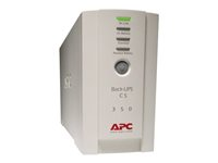APC Back-UPS CS 350 - UPS - AC 230 V - 210 Watt - 350 VA - RS-232, USB - utgångskontakter: 4 - beige BK350EI