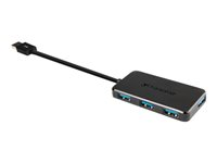 Transcend HUB2 - Hubb - 4 x SuperSpeed USB 3.0 - skrivbordsmodell TS-HUB2K