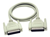 C2G Extension Cable - Seriell/parallell förlängningskabel - DB-25 (hane) till DB-25 (hona) - 30 m - formpressad, tumskruvar 81404