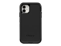 OtterBox Defender Series - Screenless Edition - skyddsfodral för mobiltelefon - polykarbonat, syntetiskt gummi - svart - för Apple iPhone 11 77-62457