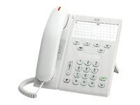 Cisco Unified IP Phone 6911 Standard - VoIP-telefon - SCCP - arctic white CP-6911-W-K9=