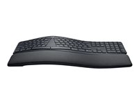 Logitech ERGO K860 - Tangentbord - trådlös - 2.4 GHz, Bluetooth 5.0 - hela norden 920-009168