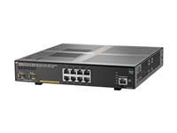 HPE Aruba 2930F 8G PoE+ 2SFP+ - Switch - L3 - Administrerad - 8 x 10/100/1000 (PoE+) + 2 x 1 gigabit/10 gigabit SFP+ (upplänk) - rackmonterbar - PoE+ (125 W) JL258A#ABB
