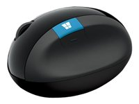 Microsoft Sculpt Ergonomic Mouse - Mus - 7 knappar - trådlös - 2.4 GHz - trådlös USB-mottagare L6V-00004