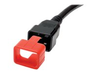 Eaton Tripp Lite Series PDU Plug Lock Connector C20 Power Cord to C19 Outlet Red 100pk - Kabelborttagningslås - röd PLC19RD