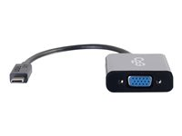 C2G USB 3.1 USB Type C to VGA Adapter - USB C to VGA Black - Extern videoadapter - USB 3.1 - D-Sub - svart 88843