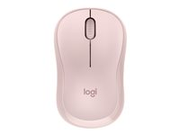 Logitech M240 Silent - Mus - höger- och vänsterhänta - optisk - 3 knappar - trådlös - Bluetooth - rosa 910-007121