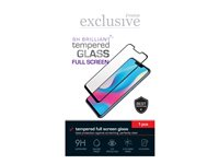 Insmat Exclusive Brilliant - Skärmskydd för mobiltelefon - helskärm - 2.5D - glas - ramfärg svart - för Xiaomi 12 Lite 861-1427