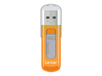 Lexar JumpDrive V10 - USB flash-enhet - 16 GB - USB 2.0 - orange LJDV10-16GABEU
