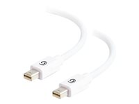 C2G - DisplayPort-kabel - Mini DisplayPort (hane) till Mini DisplayPort (hane) - 3 m - formpressad - vit 81285