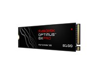 SanDisk Optimus GX PRO 8100 - SSD - krypterat - 8 TB - inbyggd - M.2 2280 D5-M - PCI Express 5.0 x4 (NVMe) - TCG Opal Encryption 2.02 SDSP82800TAN-000E0
