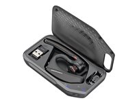 HP Poly Voyager 5200 UC - Headset - inuti örat - Bluetooth - trådlös, kabelansluten - USB-A via Bluetooth-adapter - svart - Certifierad för Microsoft-teams 7K2E1AA