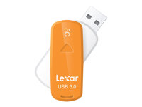 Lexar JumpDrive S33 - USB flash-enhet - 8 GB - USB 3.0 - orange LJDS33-8GBABEU