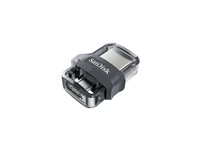 SanDisk Ultra Dual - USB flash-enhet - 64 GB - USB 3.0 / micro USB SDDD3-064G-G46