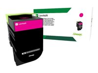 Lexmark 802HM - Lång livslängd - magenta - original - tonerkassett LCCP, LRP - för Lexmark CX410de, CX410dte, CX410e, CX510de, CX510dhe, CX510dthe 80C2HM0