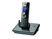 HP Poly VVX D230 - Trådlös VoIP-telefon med nummerpresentation - DECT - 3-riktad samtalsförmåg - SIP, SDP - 8 linjer - svart 8K163AA