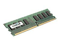 Crucial - DDR2 - modul - 1 GB - DIMM 240-pin - 800 MHz / PC2-6400 - CL5 - 1.8 V - ej buffrad - ECC CT12872AA80E