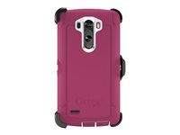 OtterBox Defender Series LG G3 - Skyddsfodral för mobiltelefon - polykarbonat, syntetiskt gummi - papaya - för LG G3 77-44296