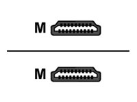 Cisco - HDMI-kabel - HDMI hane till HDMI hane - 2.06 m - för P/N: CS-R70P-SCREENKIT, CS-ROOM70-PANO-K9, CS-ROOM70P-NR-K7, CS-ROOM70P-NR-K9 CAB-2HDMI-2.06M=