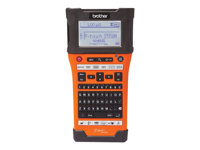 Brother P-Touch PT-E550WVP - Etikettskrivare - svartvit - termisk överföring - Rulle (2,4 cm) - 180 x 180 dpi - upp till 30 mm/sek - USB 2.0, Wi-Fi(n) - kniv - sjuradig utskrift PTE550WVPZW1